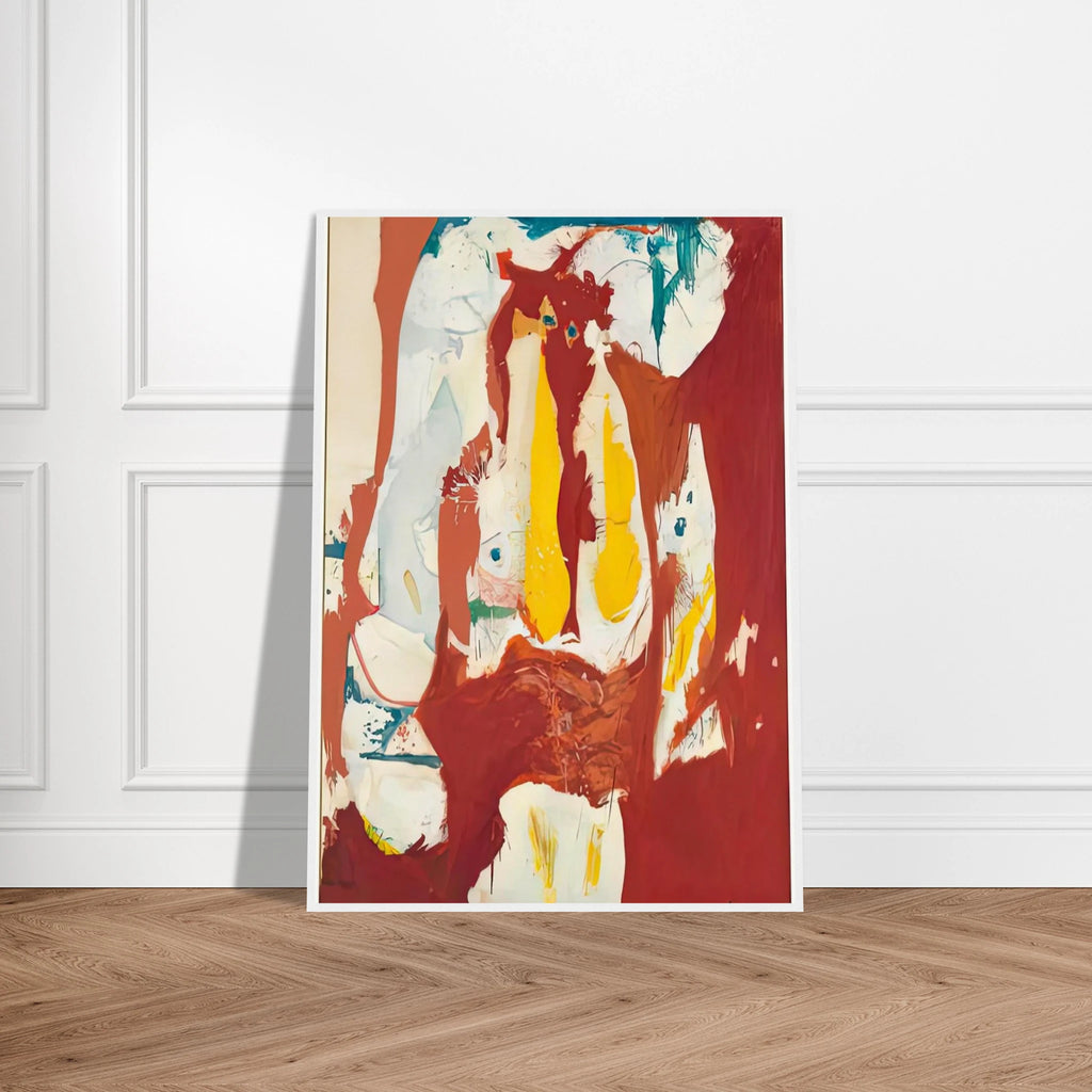 The Red Sea, 1959- Framed Poster | Helen Frankenthaler Framed Prints Wall Art | Frankenthaler Helen