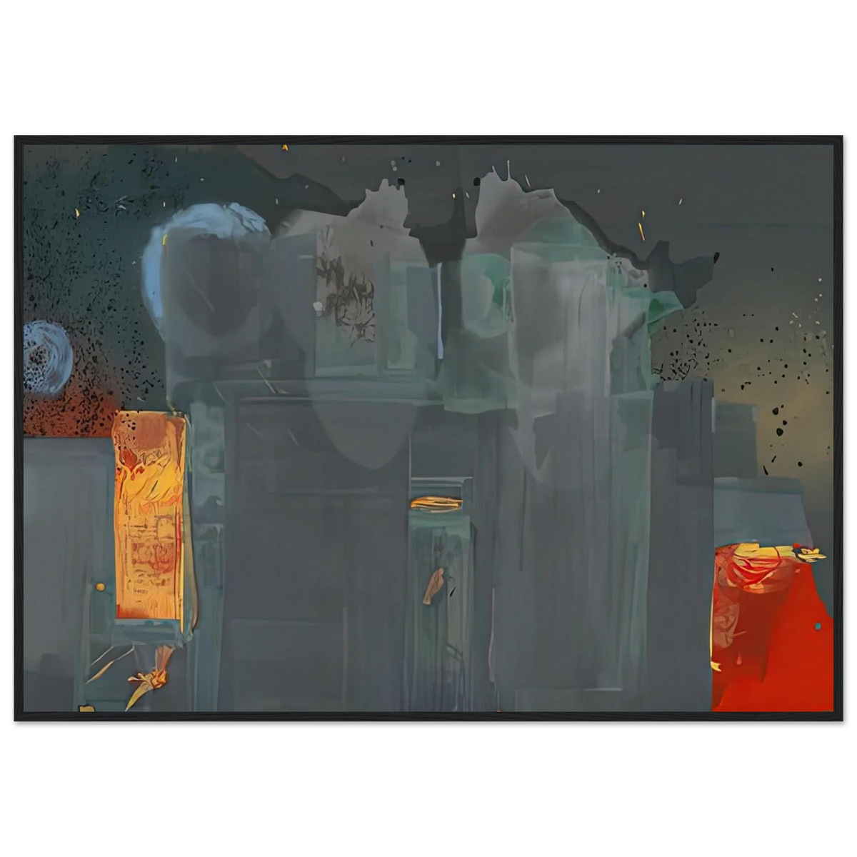 Janus, 1990- Framed Poster | Helen Frankenthaler Framed Prints Wall Art | Frankenthaler Helen