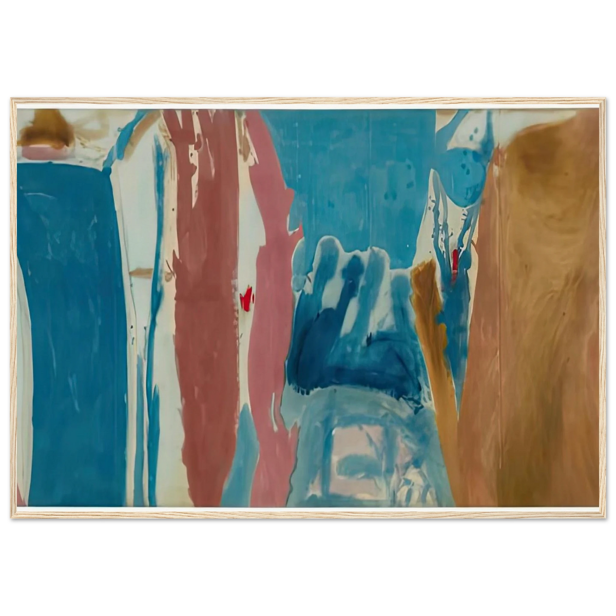 Open Wall, 1953- Framed Poster | Helen Frankenthaler Framed Prints Wall Art | Frankenthaler Helen