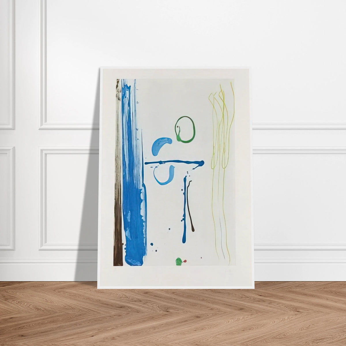 Sunshine After Rain - 1987 Framed Poster | Helen Frankenthaler Framed Prints Wall Art | Frankenthaler Helen