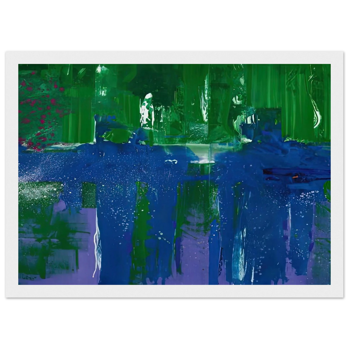 Grotto, 1990- Framed Poster | Helen Frankenthaler Framed Prints Wall Art | Frankenthaler Helen