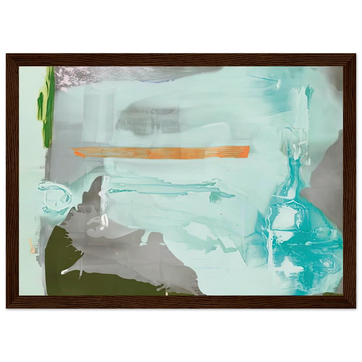 Poseidon, 1990- Framed Poster | Helen Frankenthaler Framed Prints Wall Art | Frankenthaler Helen