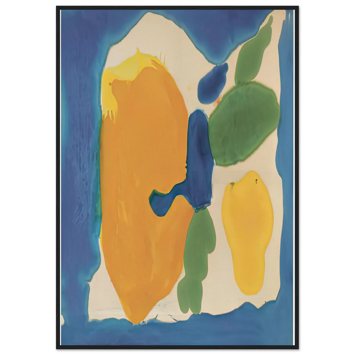 Provincetown Window, 1963-64- Framed Poster | Helen Frankenthaler Framed Prints Wall Art | Frankenthaler Helen