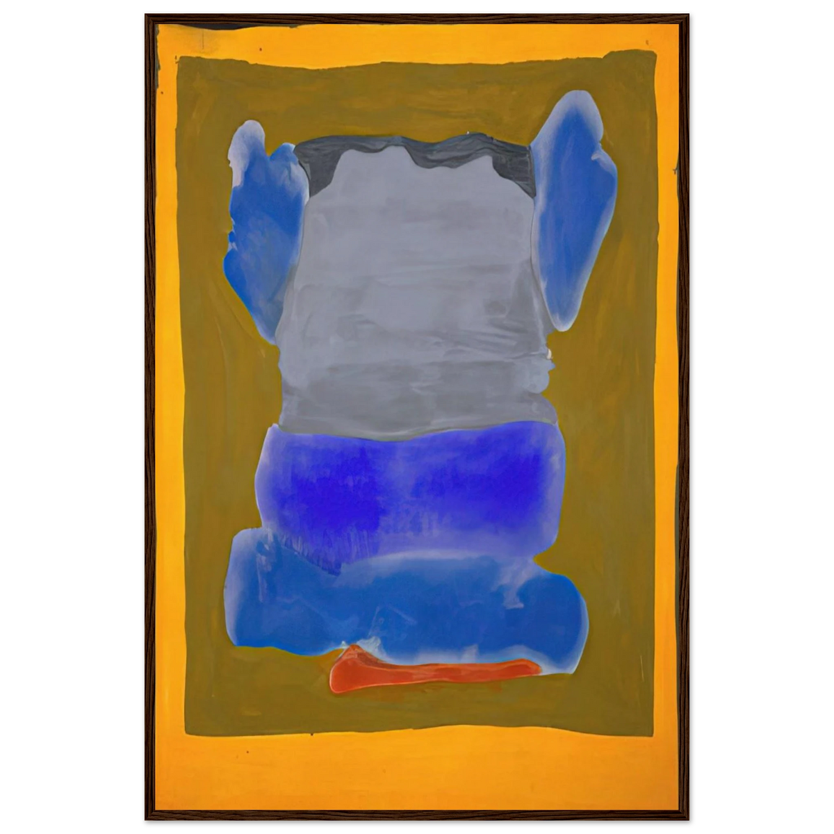 Buddha s Court - 1964 Framed Poster | Helen Frankenthaler Framed Prints Wall Art | Frankenthaler Helen