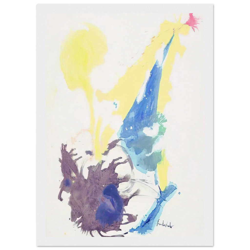 Moving Day - 1961 Framed Poster | Helen Frankenthaler Framed Prints Wall Art | Frankenthaler Helen