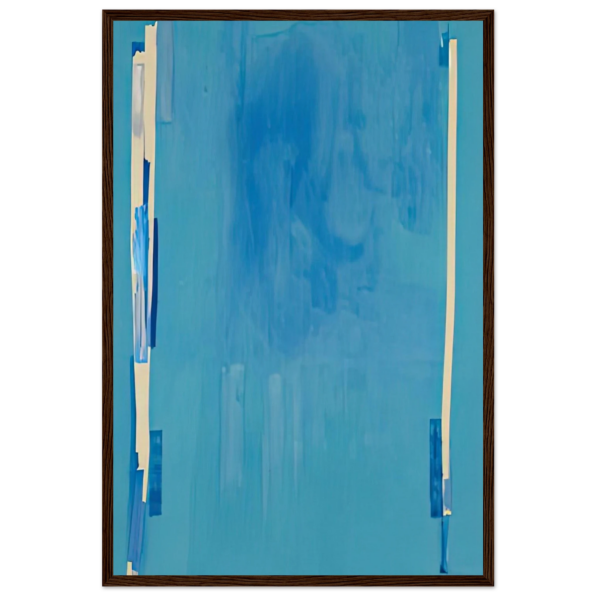 Blue Bellows, 1976- Framed Poster | Helen Frankenthaler Framed Prints Wall Art | Frankenthaler Helen