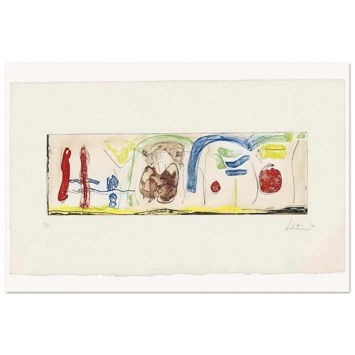 Bridges - 1996 Poster | Helen Frankenthaler Poster | Frankenthaler Helen