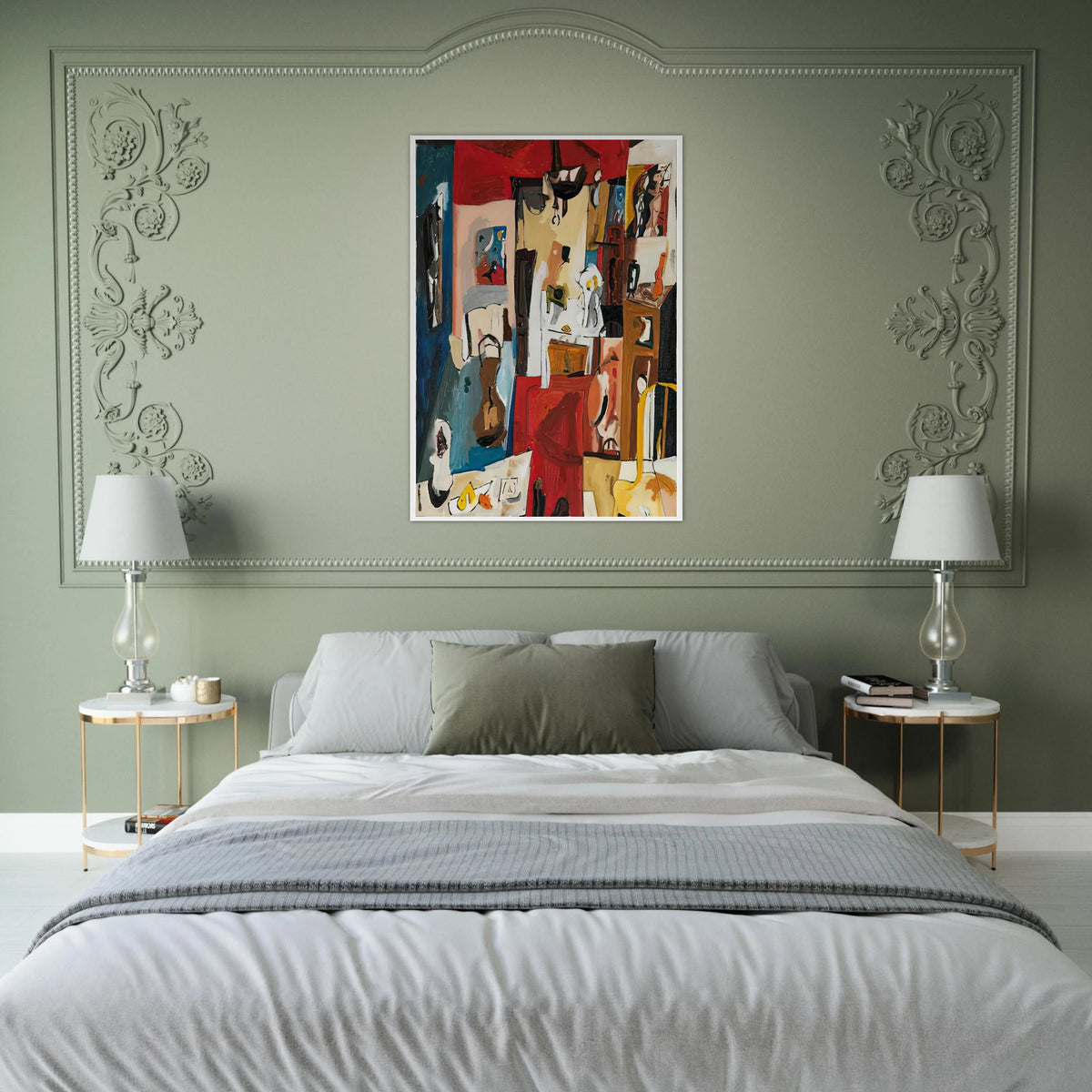 21st Street Studio, 1950- Framed Poster | Helen Frankenthaler Framed Prints Wall Art | Frankenthaler Helen