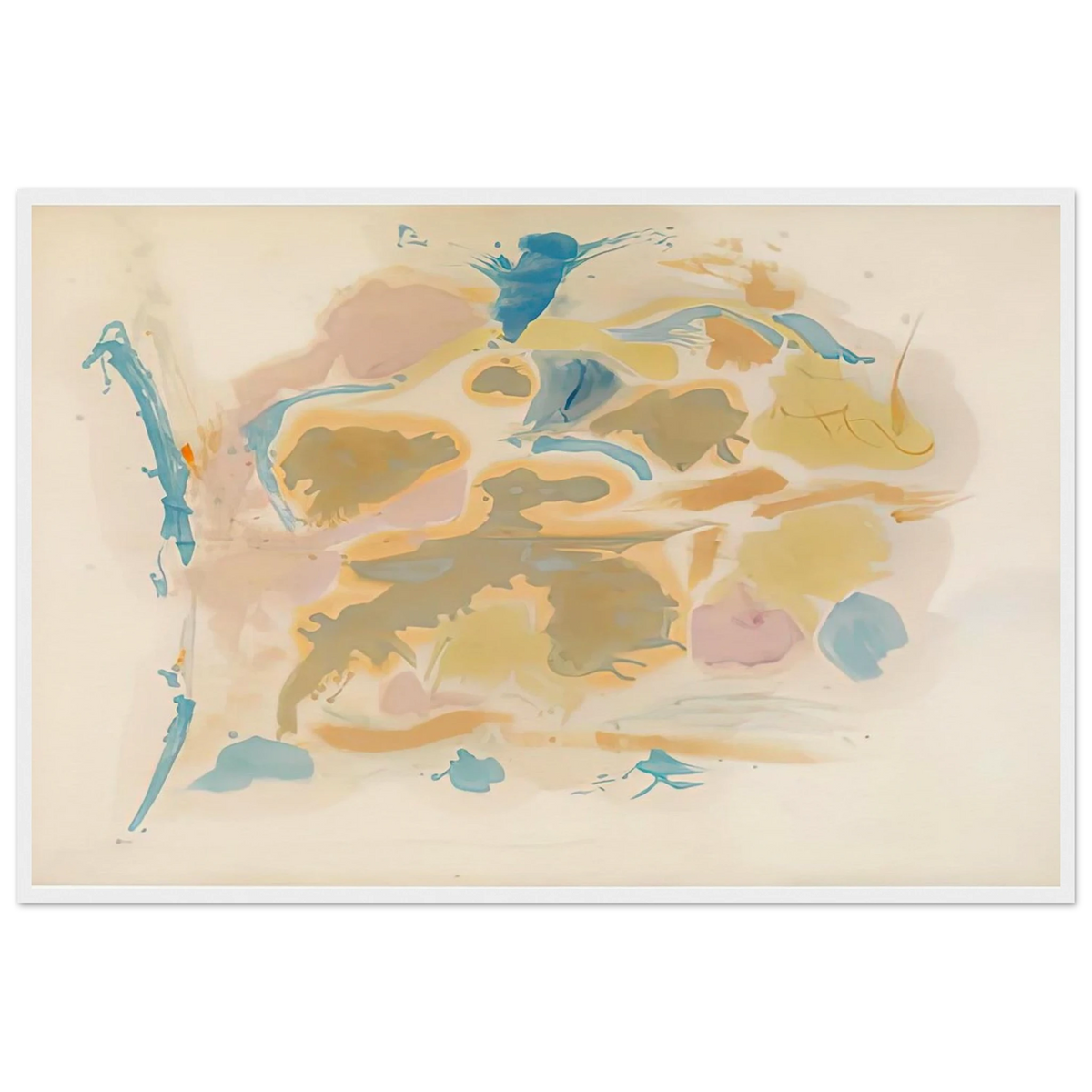Shatter, 1953- Framed Poster | Helen Frankenthaler Framed Prints Wall Art | Frankenthaler Helen