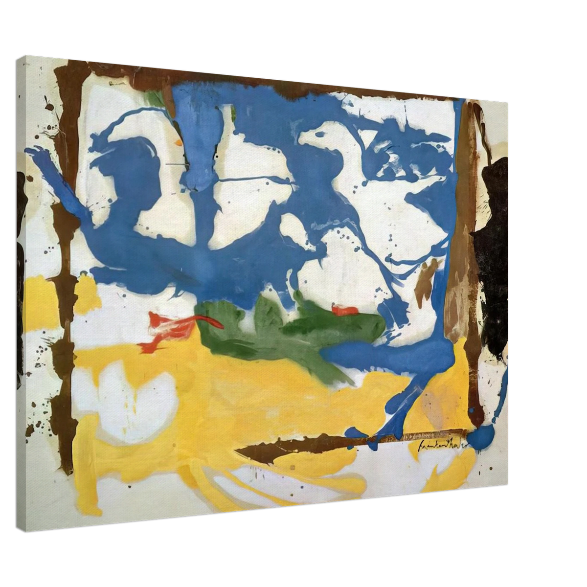 Swan Lake #2 - 1961 Canvas | Helen Frankenthaler Canvas | Frankenthaler Helen