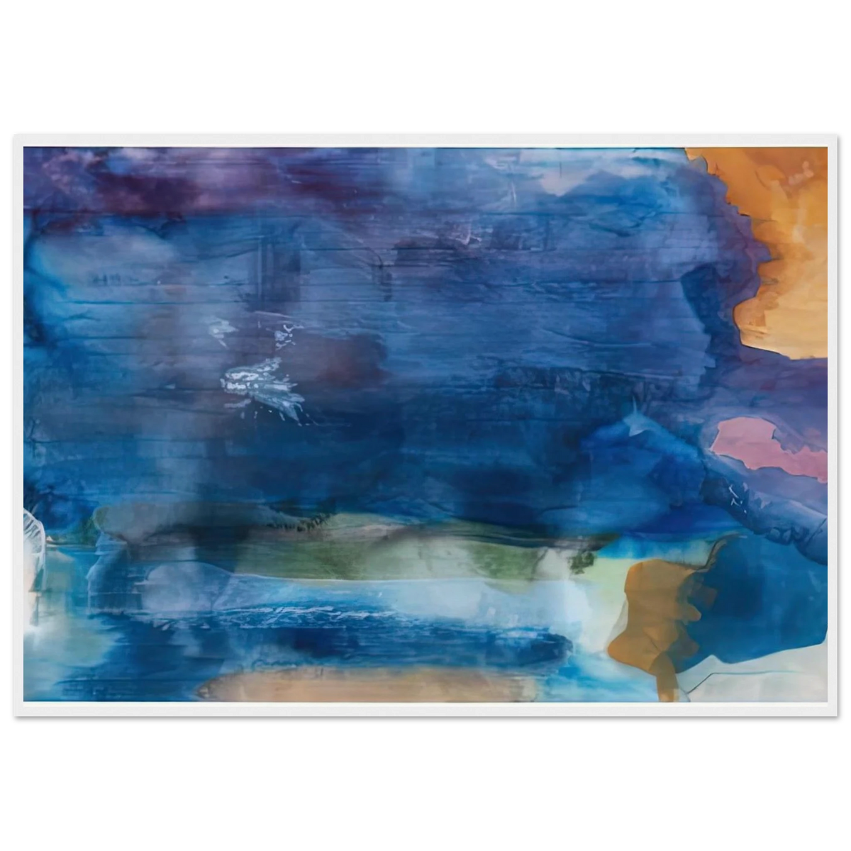 Riverhead, 1963-64- Framed Poster | Helen Frankenthaler Framed Prints Wall Art | Frankenthaler Helen