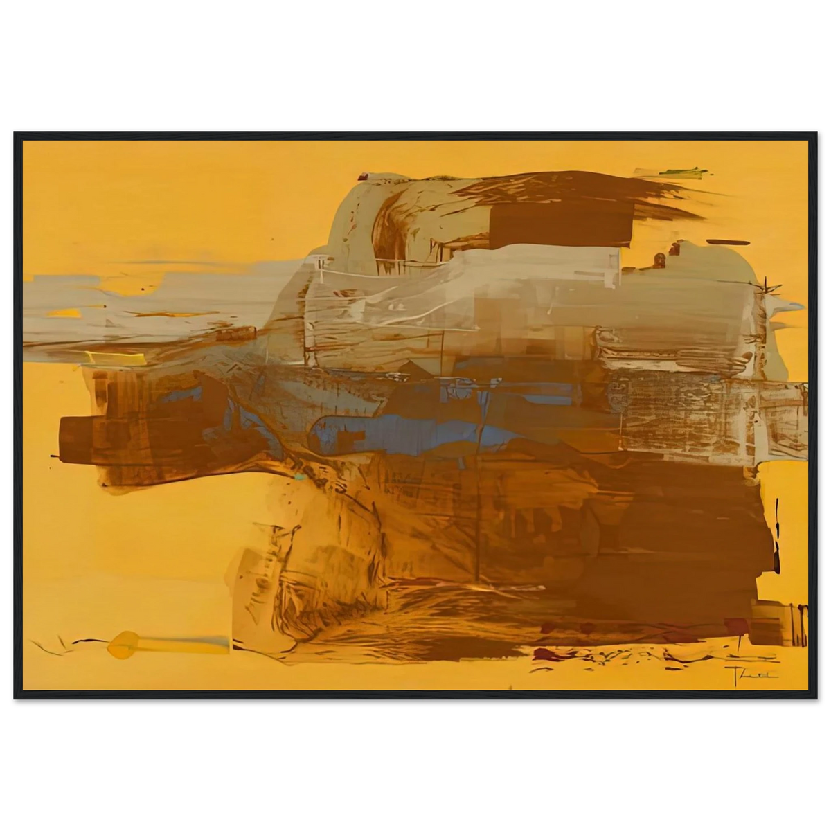 Mineral Kingdom, 1976- Framed Poster | Helen Frankenthaler Framed Prints Wall Art | Frankenthaler Helen