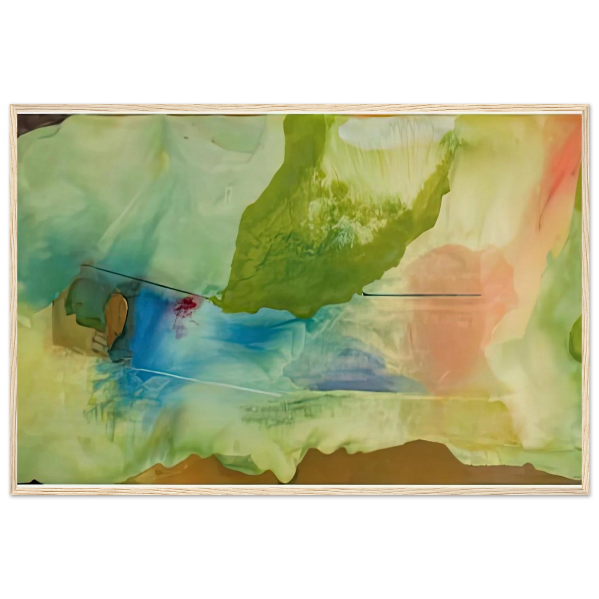 Hint from Bassano, 1973- Framed Poster | Helen Frankenthaler Framed Prints Wall Art | Frankenthaler Helen