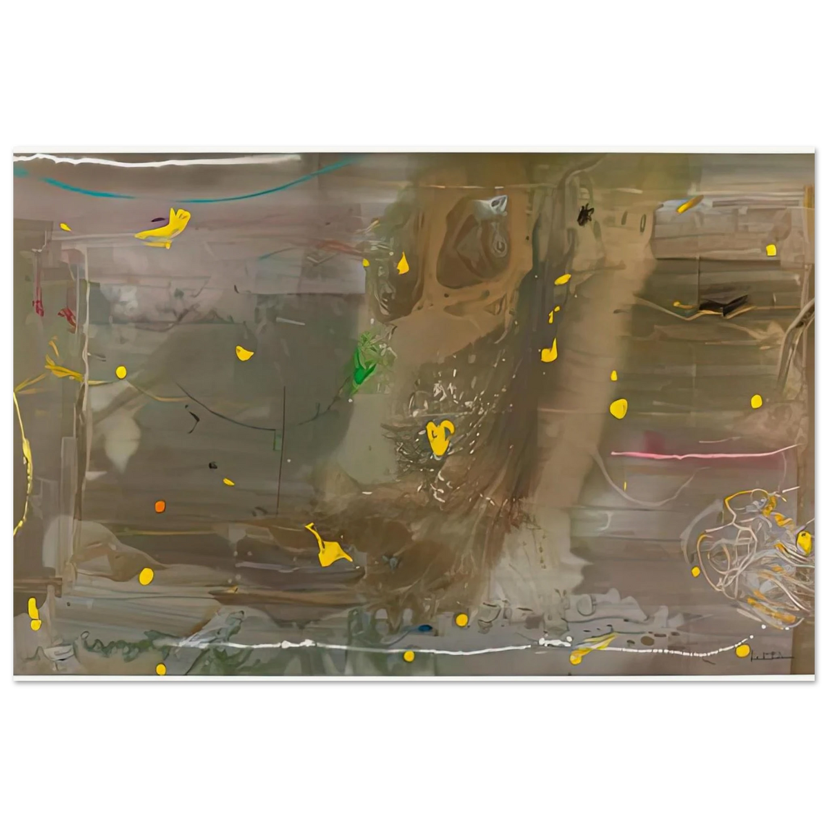 Halley’s Comet, 1985- Poster | Helen Frankenthaler Poster | Frankenthaler Helen