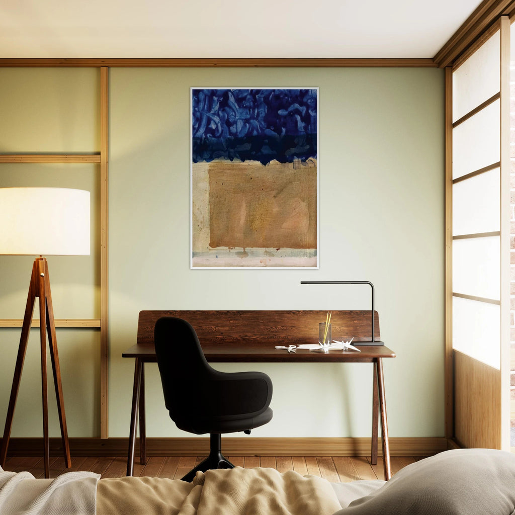 Shoreline - 1952 Framed Poster | Helen Frankenthaler Framed Prints Wall Art | Frankenthaler Helen
