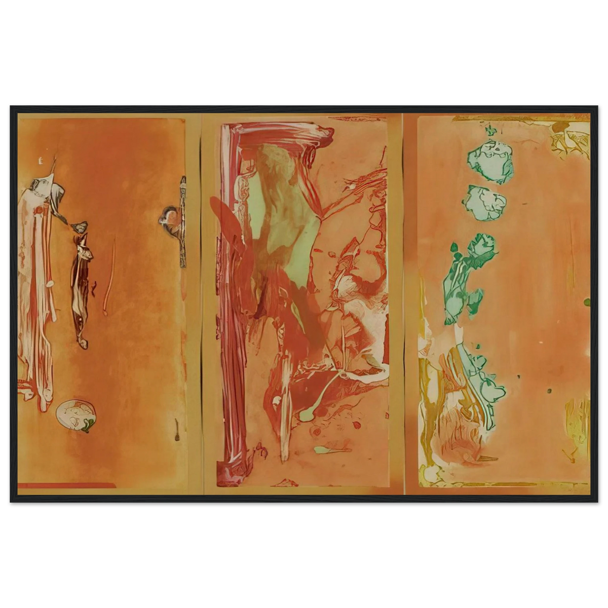 Gateway - 1988 Framed Poster | Helen Frankenthaler Framed Prints Wall Art | Frankenthaler Helen