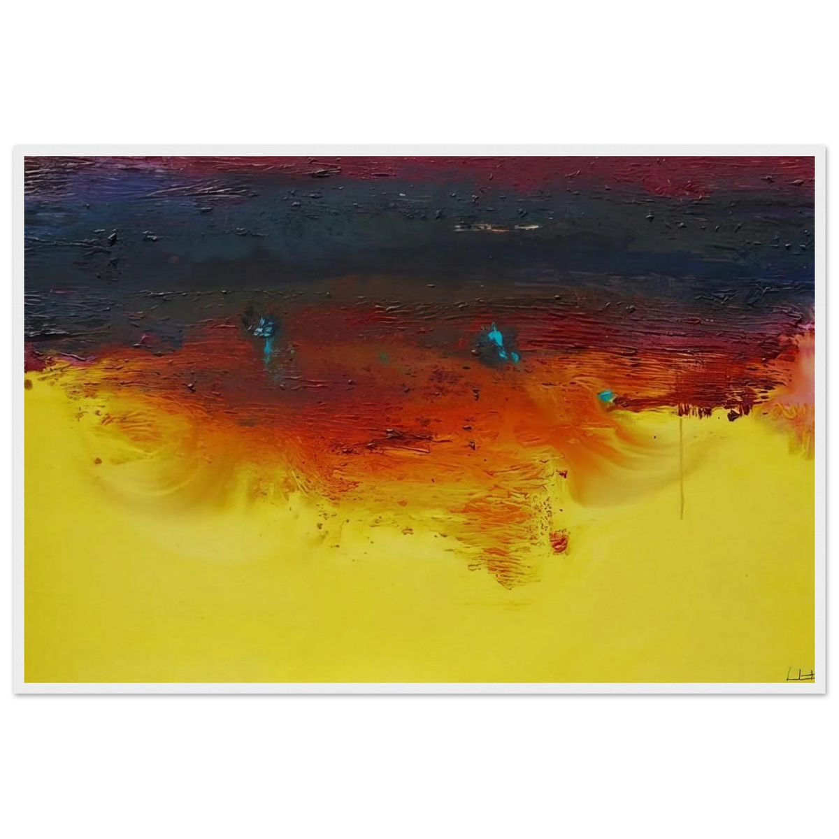 Adirondacks - 1992 Framed Poster | Helen Frankenthaler Framed Prints Wall Art | Frankenthaler Helen