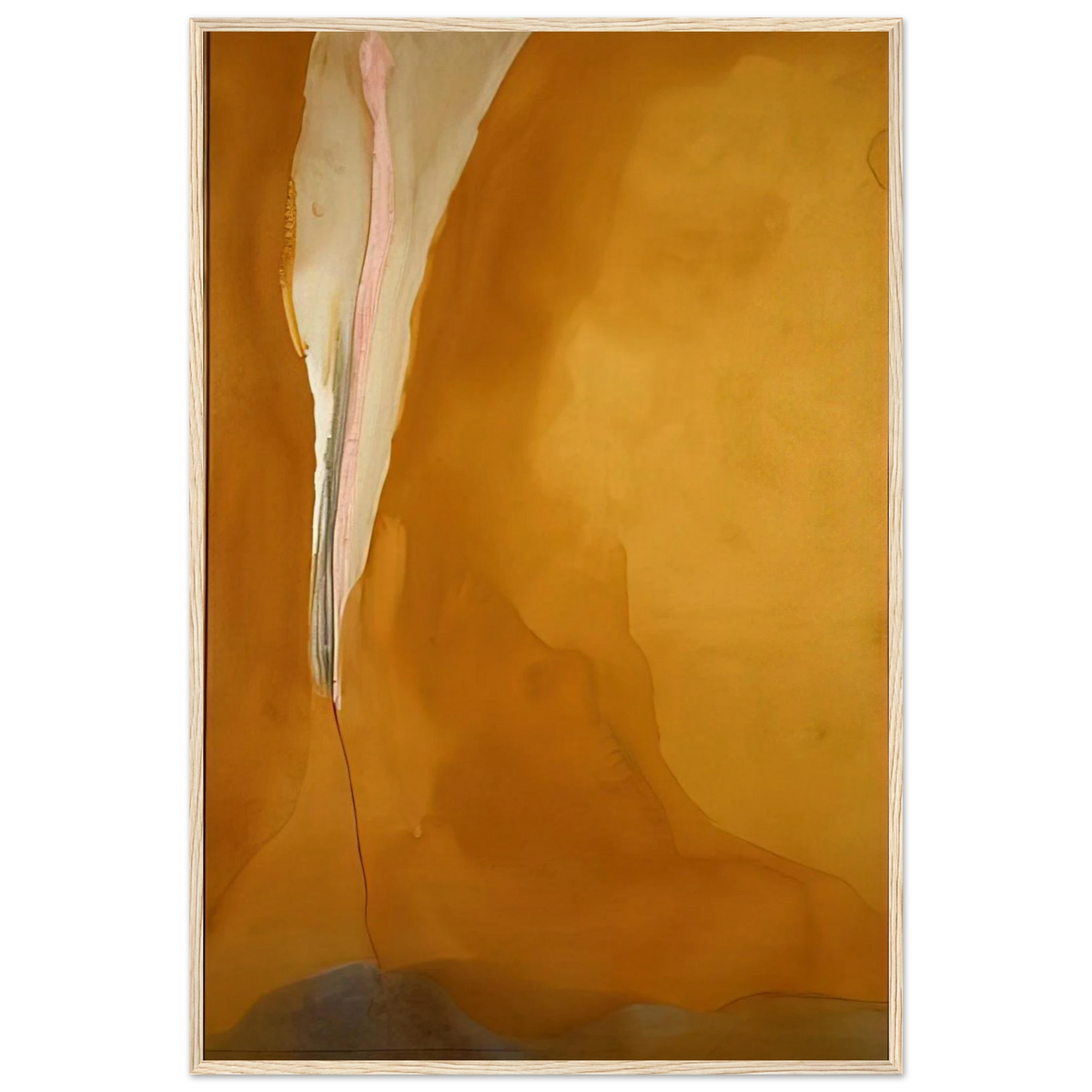 Coral Wedge - 1972 Framed Poster | Helen Frankenthaler Framed Prints Wall Art | Frankenthaler Helen