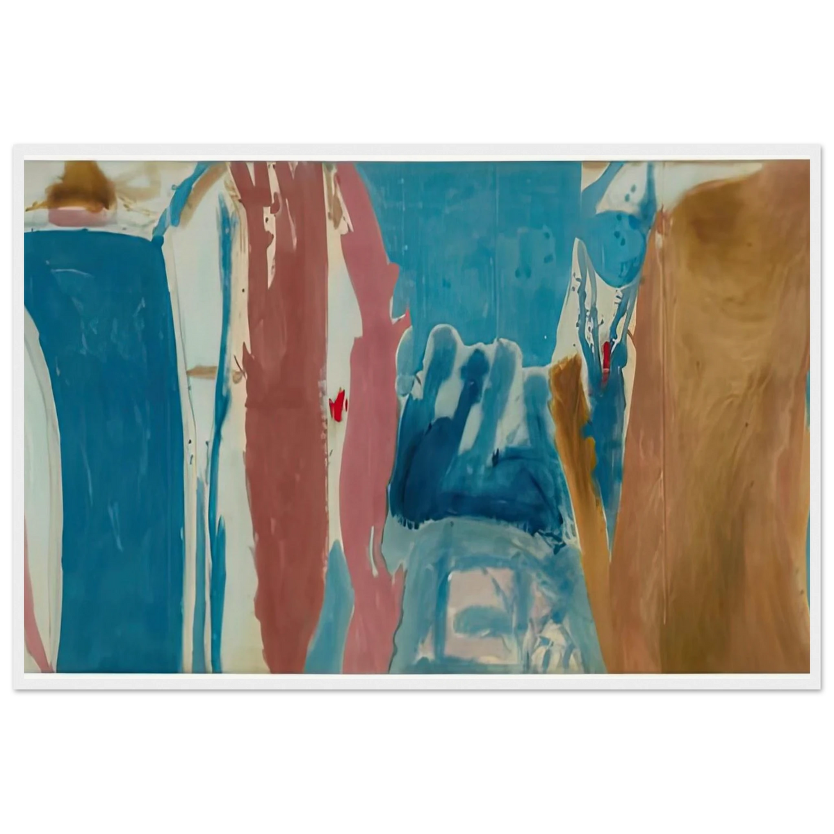 Open Wall, 1953- Framed Poster | Helen Frankenthaler Framed Prints Wall Art | Frankenthaler Helen