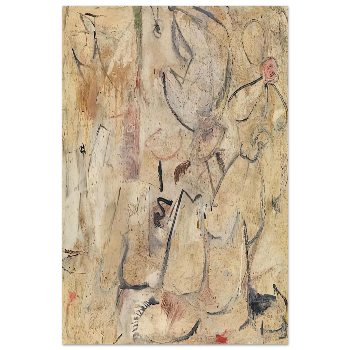 Beach, 1950- Poster | Helen Frankenthaler Poster | Frankenthaler Helen
