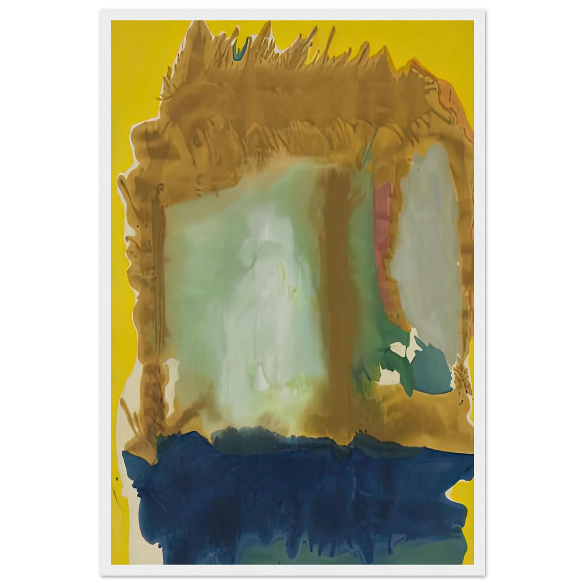 Milkwood Arcade, 1963- Framed Poster | Helen Frankenthaler Framed Prints Wall Art | Frankenthaler Helen