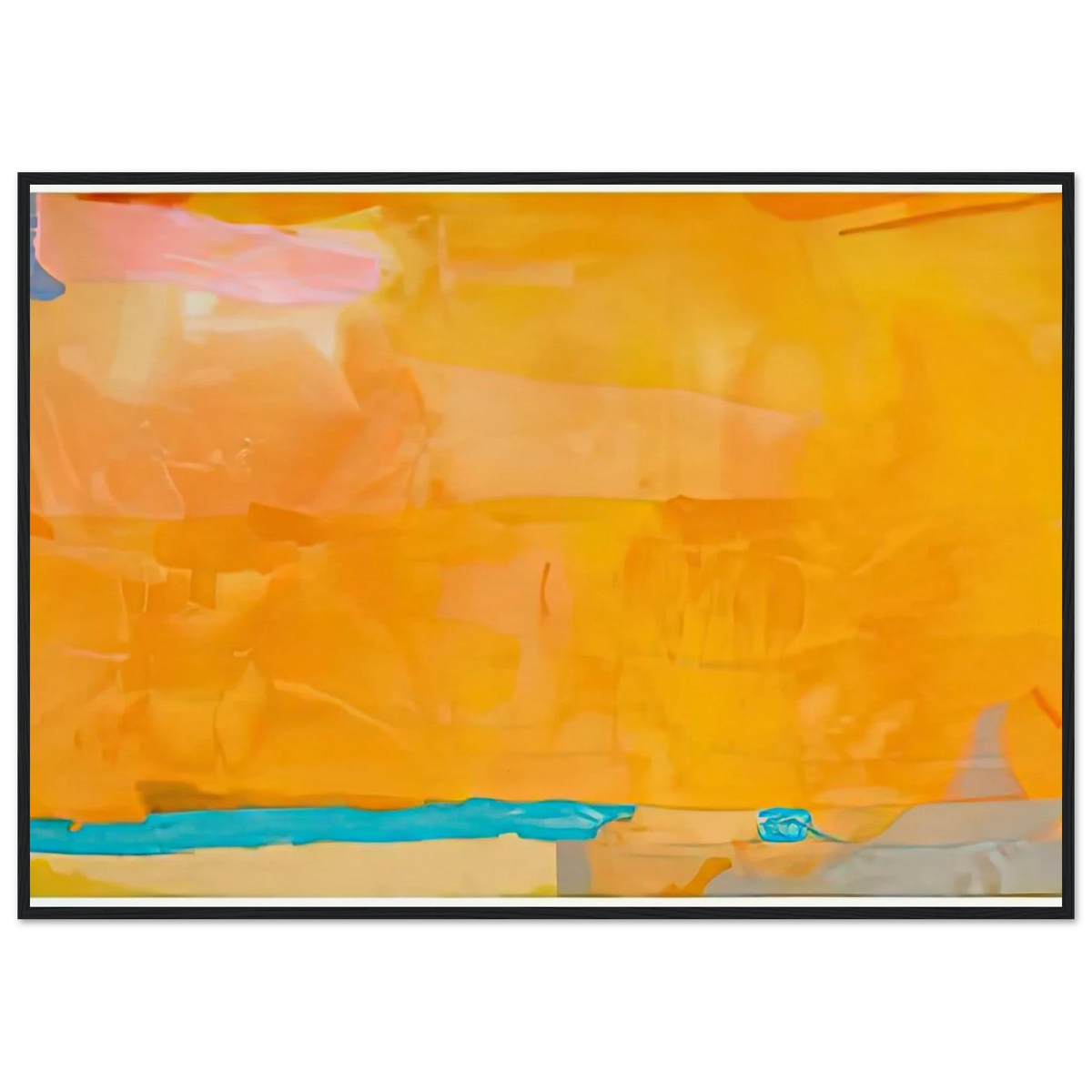 Royal Fireworks, 1975- Framed Poster | Helen Frankenthaler Framed Prints Wall Art | Frankenthaler Helen