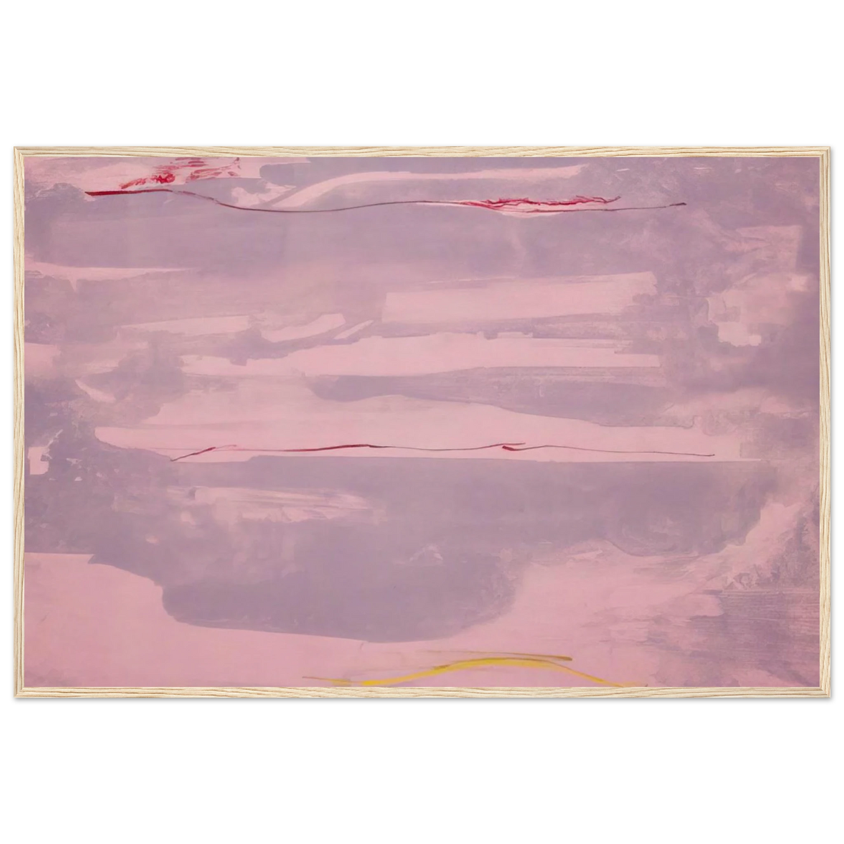 Dream Walk - 1977 Framed Poster | Helen Frankenthaler Framed Prints Wall Art | Frankenthaler Helen