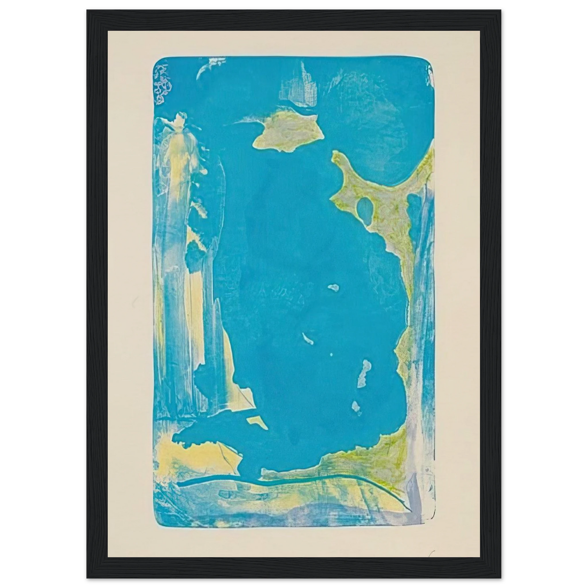 Reflections IV - 1995 Framed Poster | Helen Frankenthaler Framed Prints Wall Art | Frankenthaler Helen