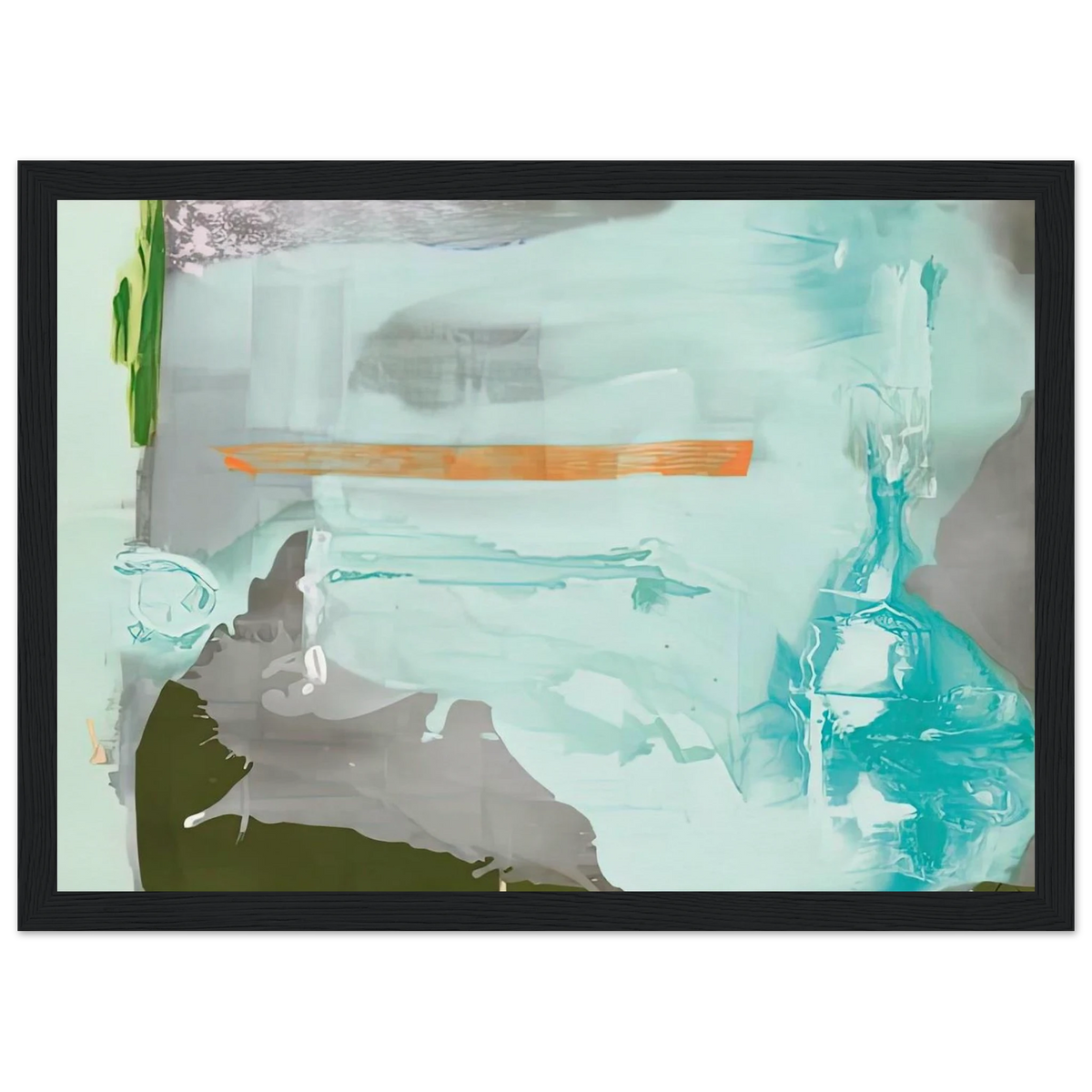 Poseidon, 1990- Framed Poster | Helen Frankenthaler Framed Prints Wall Art | Frankenthaler Helen
