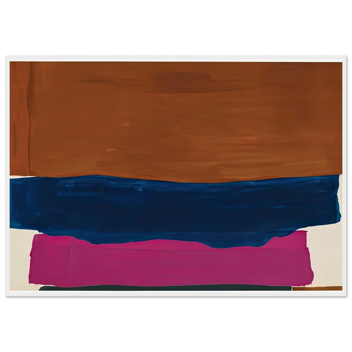 Indian Summer, 1967- Framed Poster | Helen Frankenthaler Framed Prints Wall Art | Frankenthaler Helen