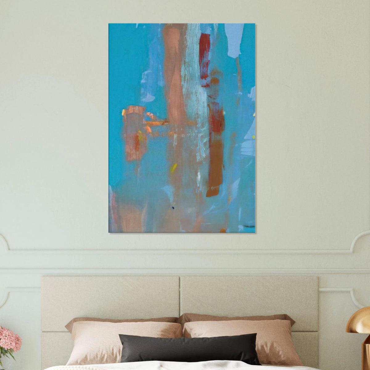 In on Blue - 1976 Canvas | Helen Frankenthaler Canvas | Frankenthaler Helen