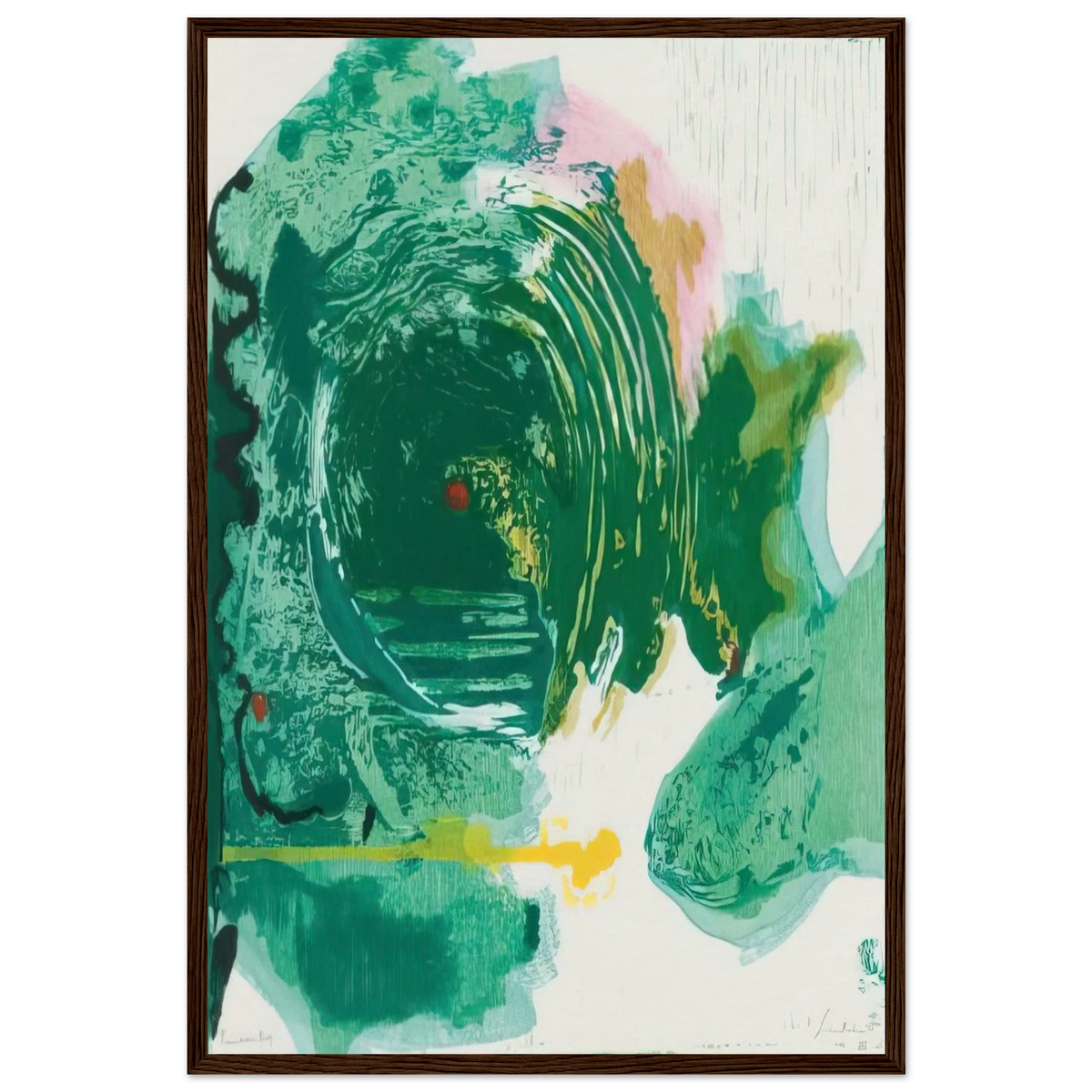 Radius - 1993 Framed Poster | Helen Frankenthaler Framed Prints Wall Art | Frankenthaler Helen