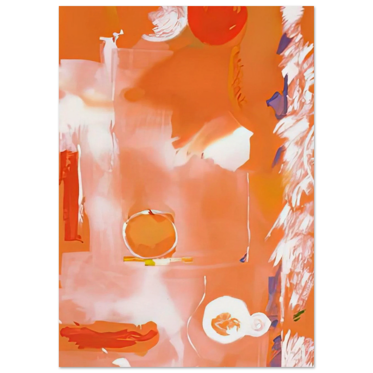 Seeing the Moon on a Hot Summer Day, 1987- Poster | Helen Frankenthaler Poster | Frankenthaler Helen