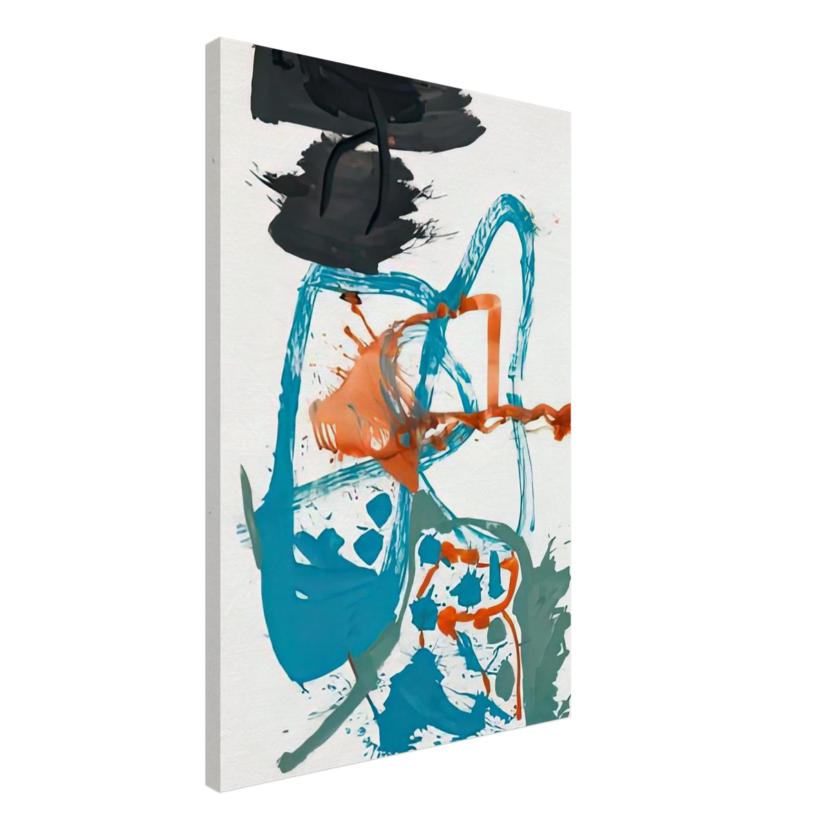 Winter Figure with Black Overhead, 1959- Canvas | Helen Frankenthaler Canvas | Frankenthaler Helen
