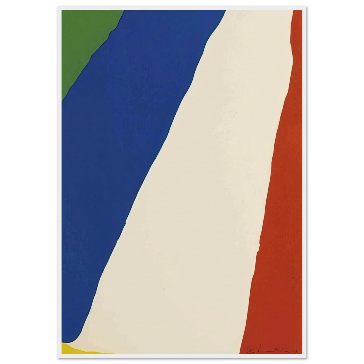 Untitled - 1967 Framed Poster | Helen Frankenthaler Framed Prints Wall Art | Frankenthaler Helen