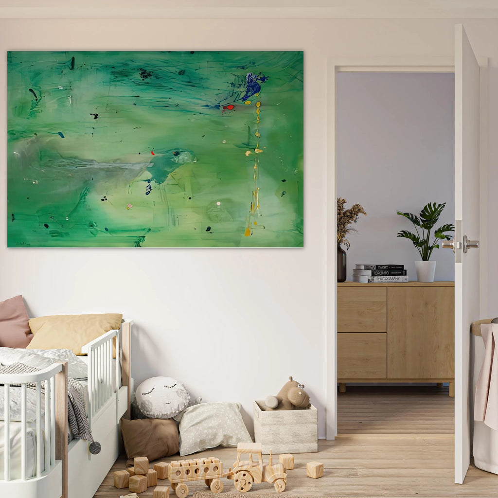 A Green Thought in a Green Shade, 1981- Poster | Helen Frankenthaler Poster | Frankenthaler Helen