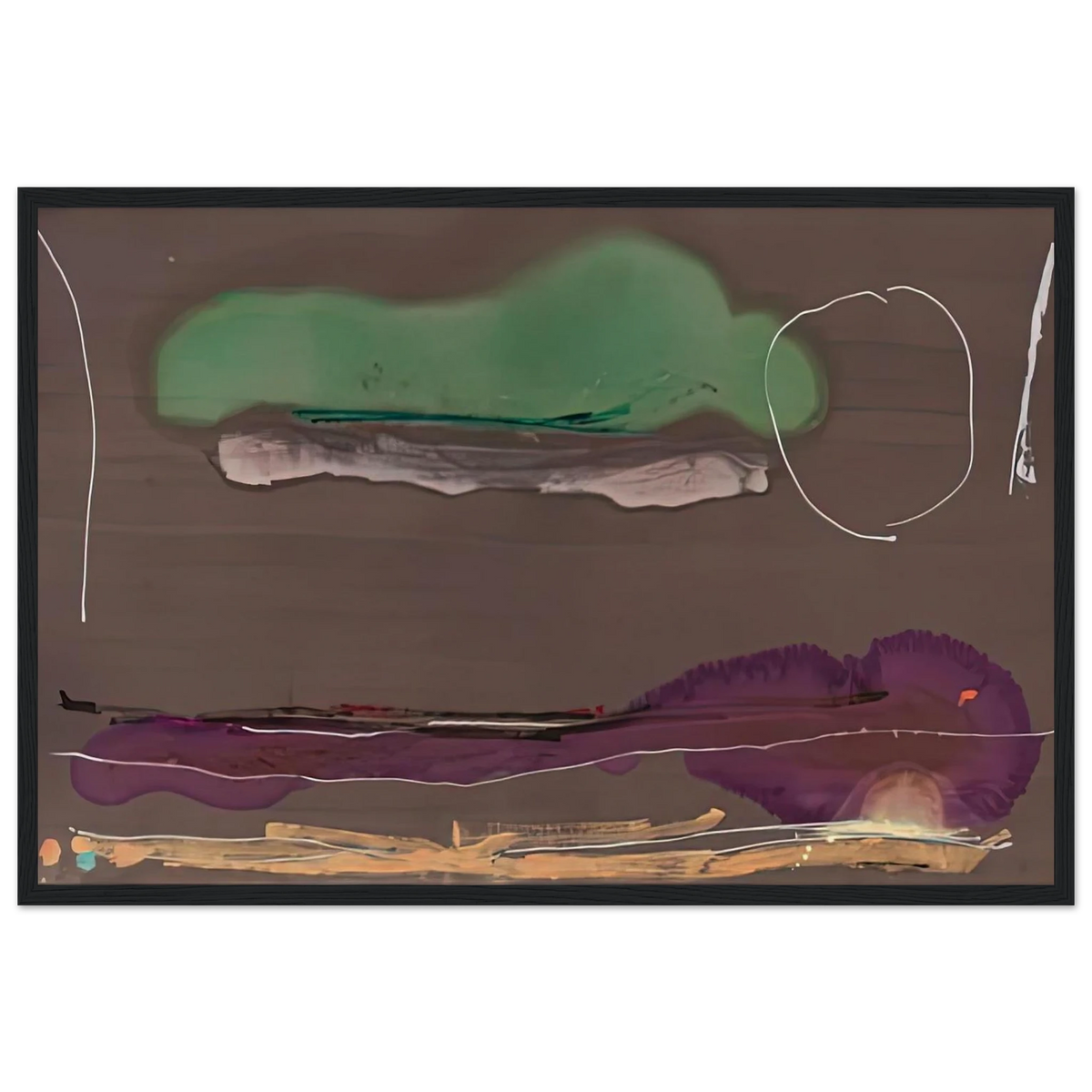 Madrid, 1984- Framed Poster | Helen Frankenthaler Framed Prints Wall Art | Frankenthaler Helen