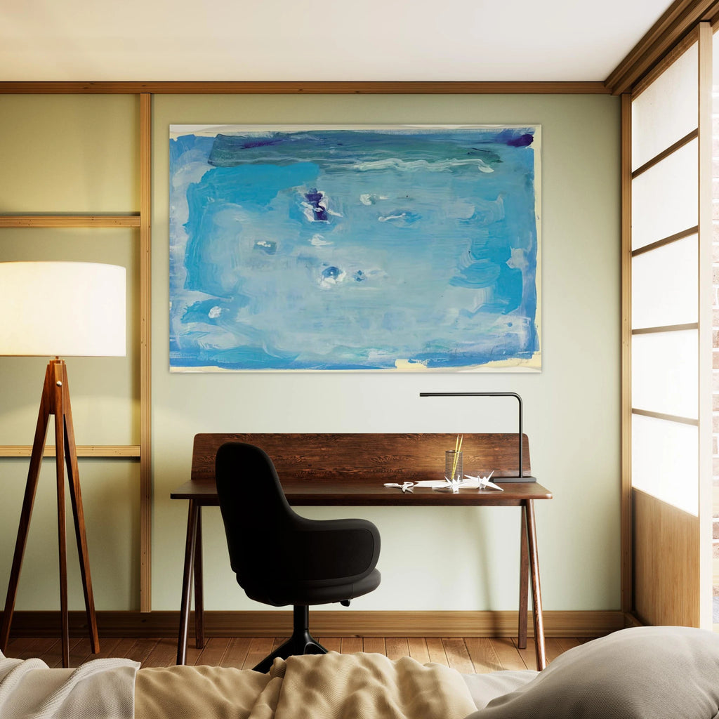 Untitled - Color Field Painting, Lyrical Abstraction Poster | Helen Frankenthaler Poster | Frankenthaler Helen