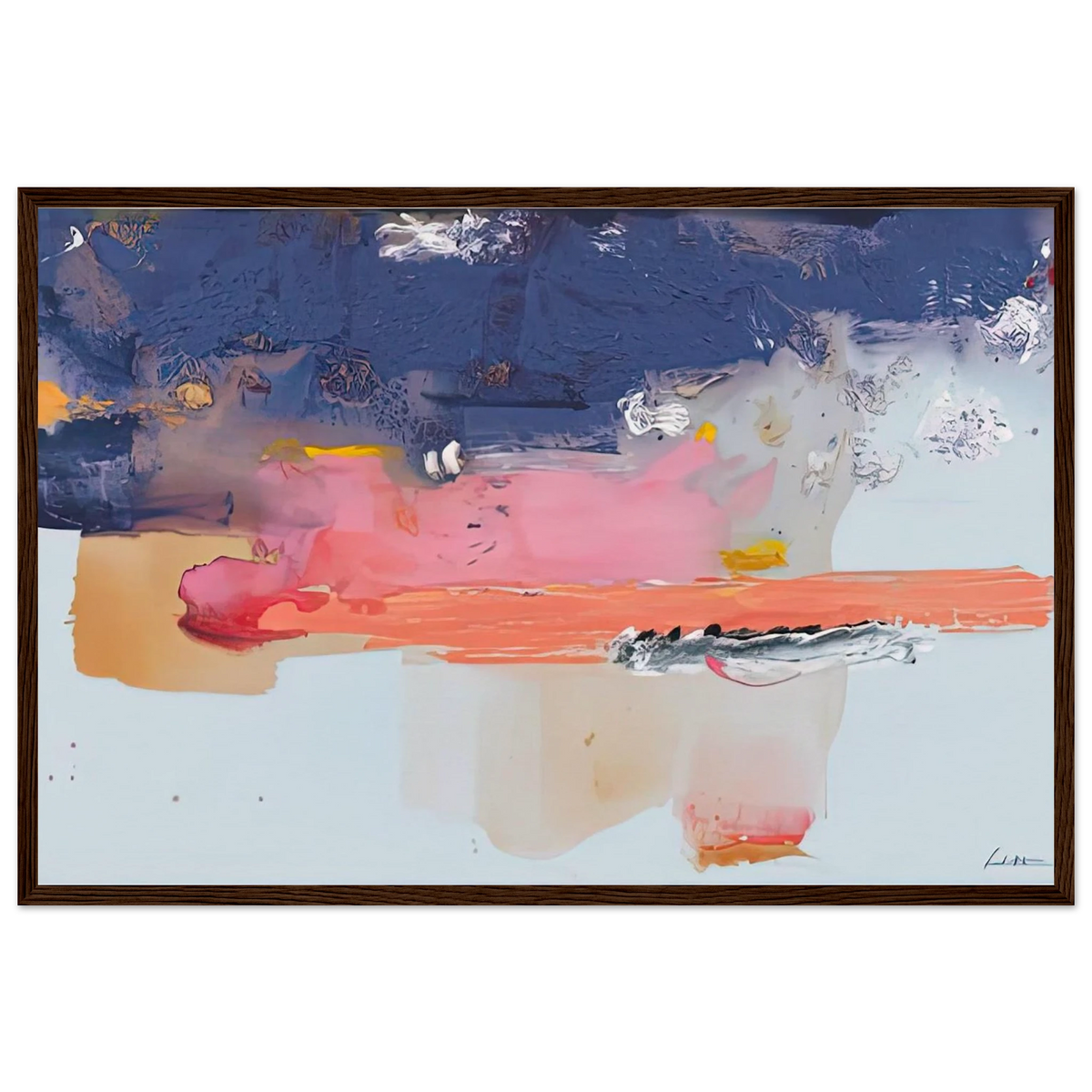 Western Roadmap, 1991- Framed Poster | Helen Frankenthaler Framed Prints Wall Art | Frankenthaler Helen