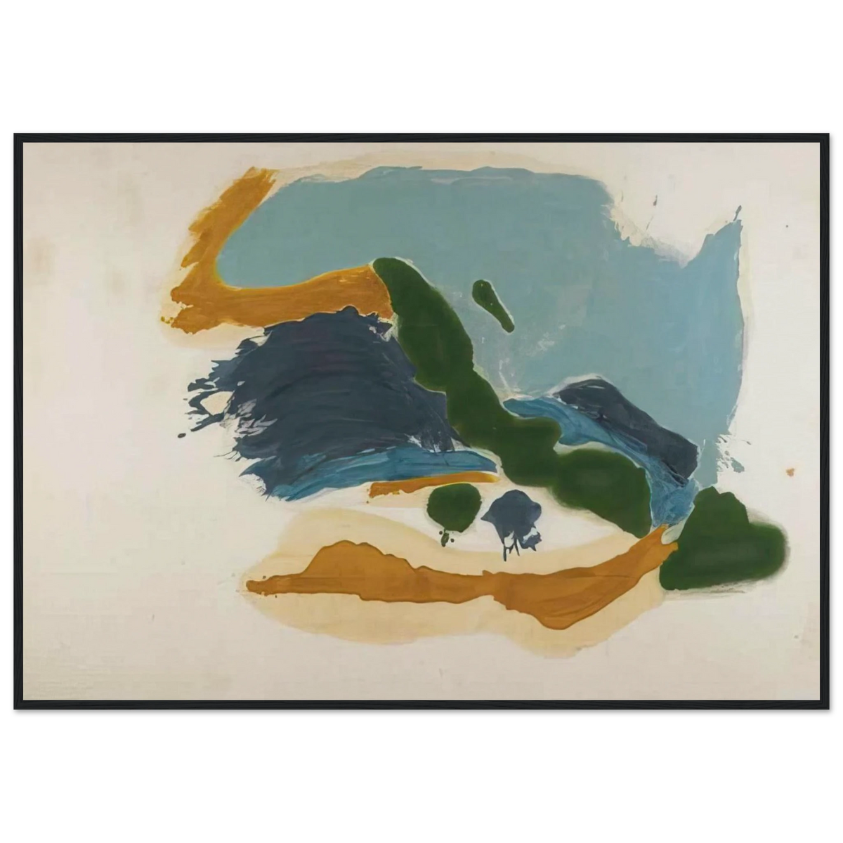 Tuscany - 1963 Framed Poster | Helen Frankenthaler Framed Prints Wall Art | Frankenthaler Helen