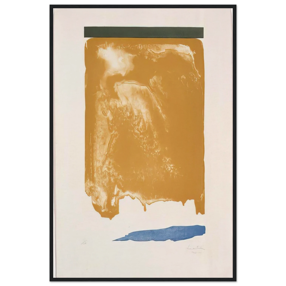 Persian Garden - 1966 Framed Poster | Helen Frankenthaler Framed Prints Wall Art | Frankenthaler Helen