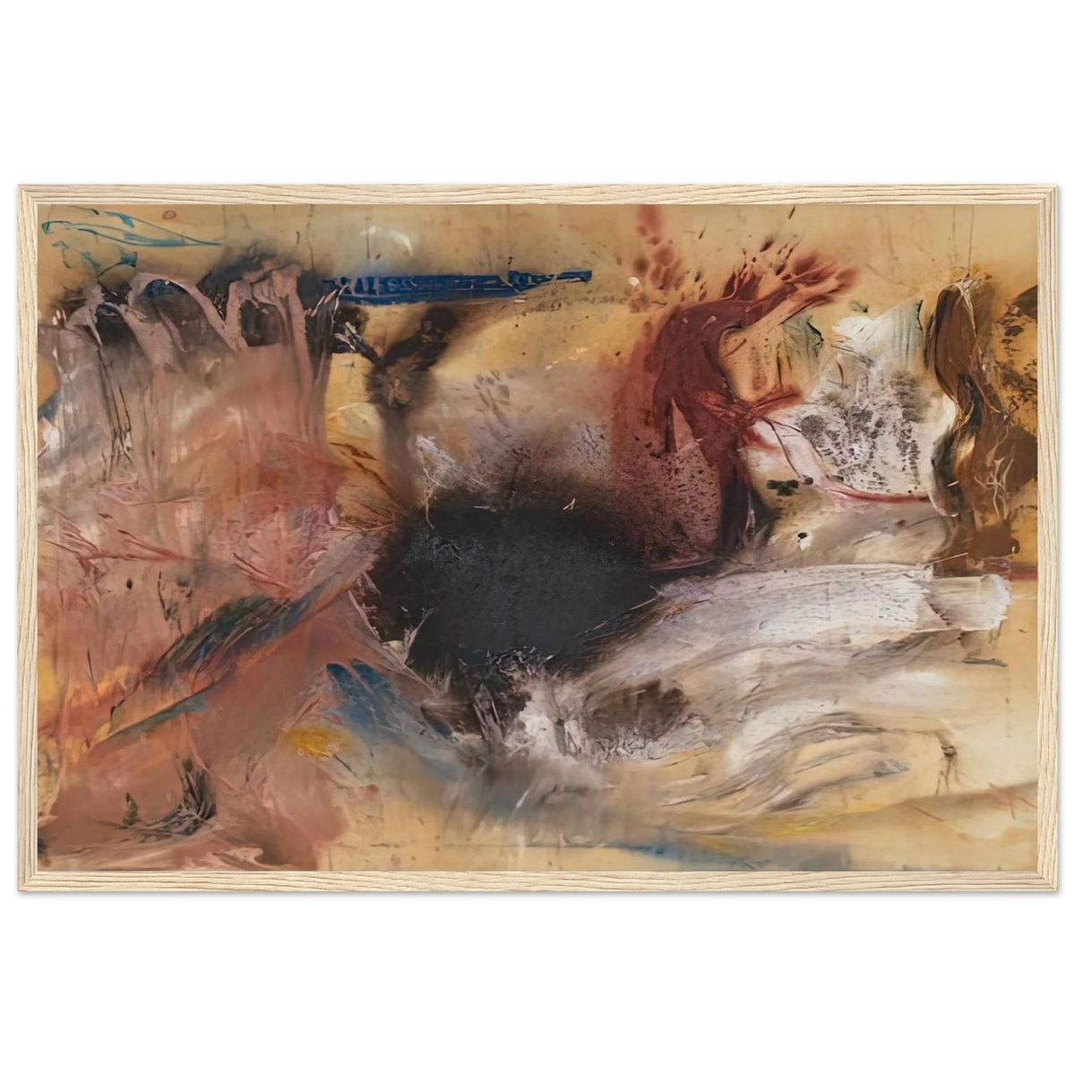 Sun Spot, 1954- Framed Poster | Helen Frankenthaler Framed Prints Wall Art | Frankenthaler Helen