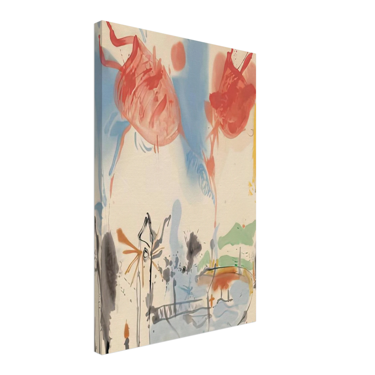 Round Trip, 1957- Canvas | Helen Frankenthaler Canvas | Frankenthaler Helen