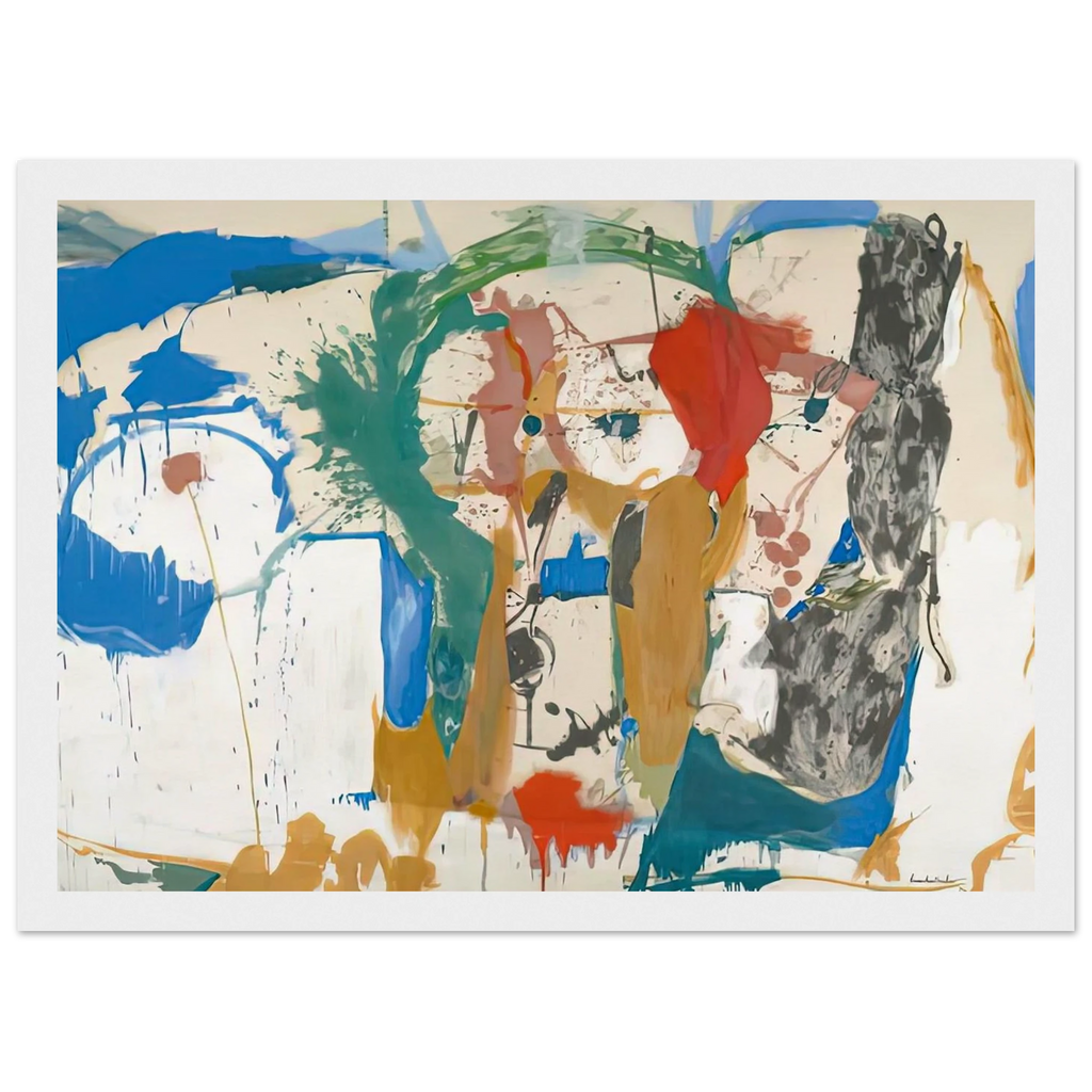 Madridscape, 1959- Framed Poster | Helen Frankenthaler Framed Prints Wall Art | Frankenthaler Helen