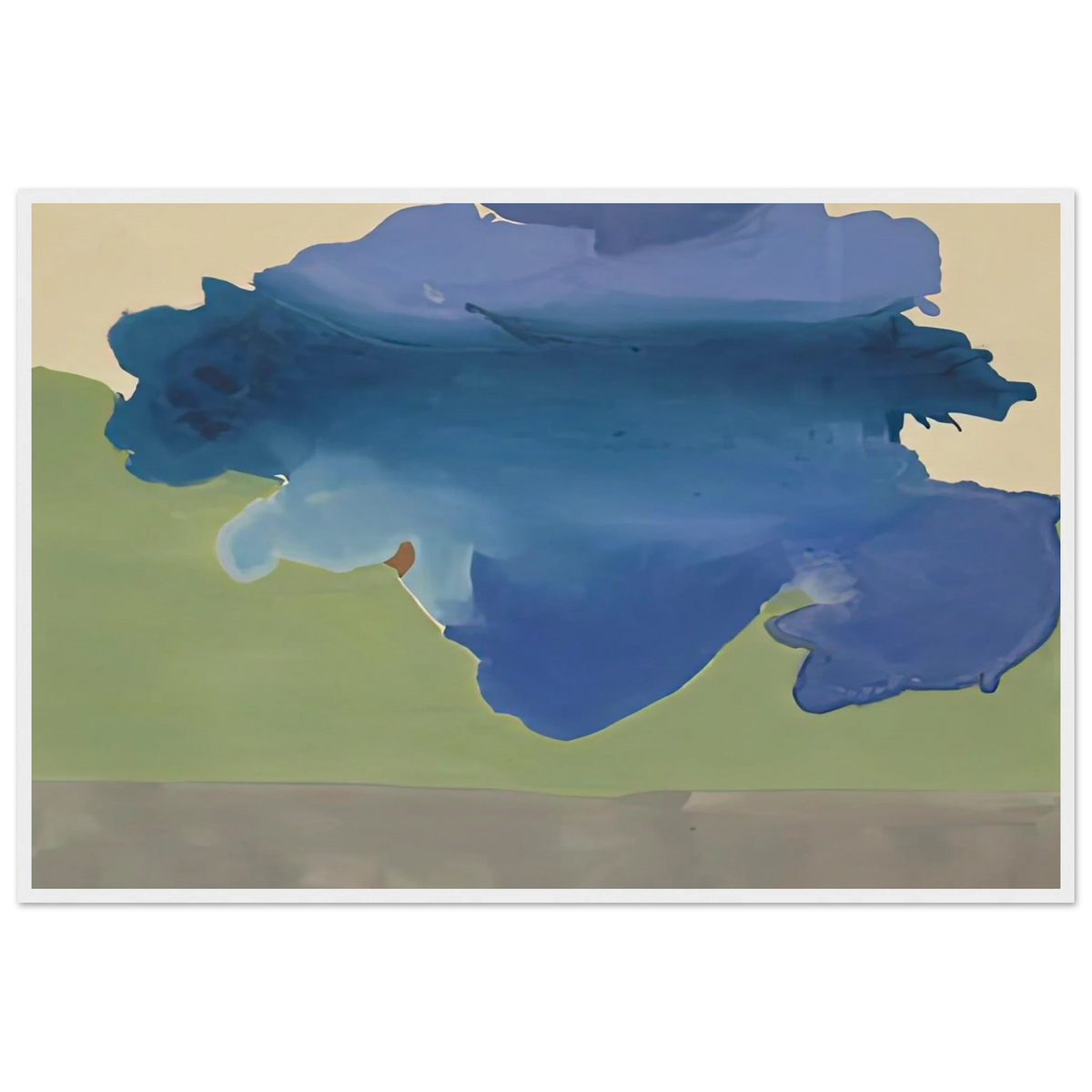 The Bay, 1963- Framed Poster | Helen Frankenthaler Framed Prints Wall Art | Frankenthaler Helen