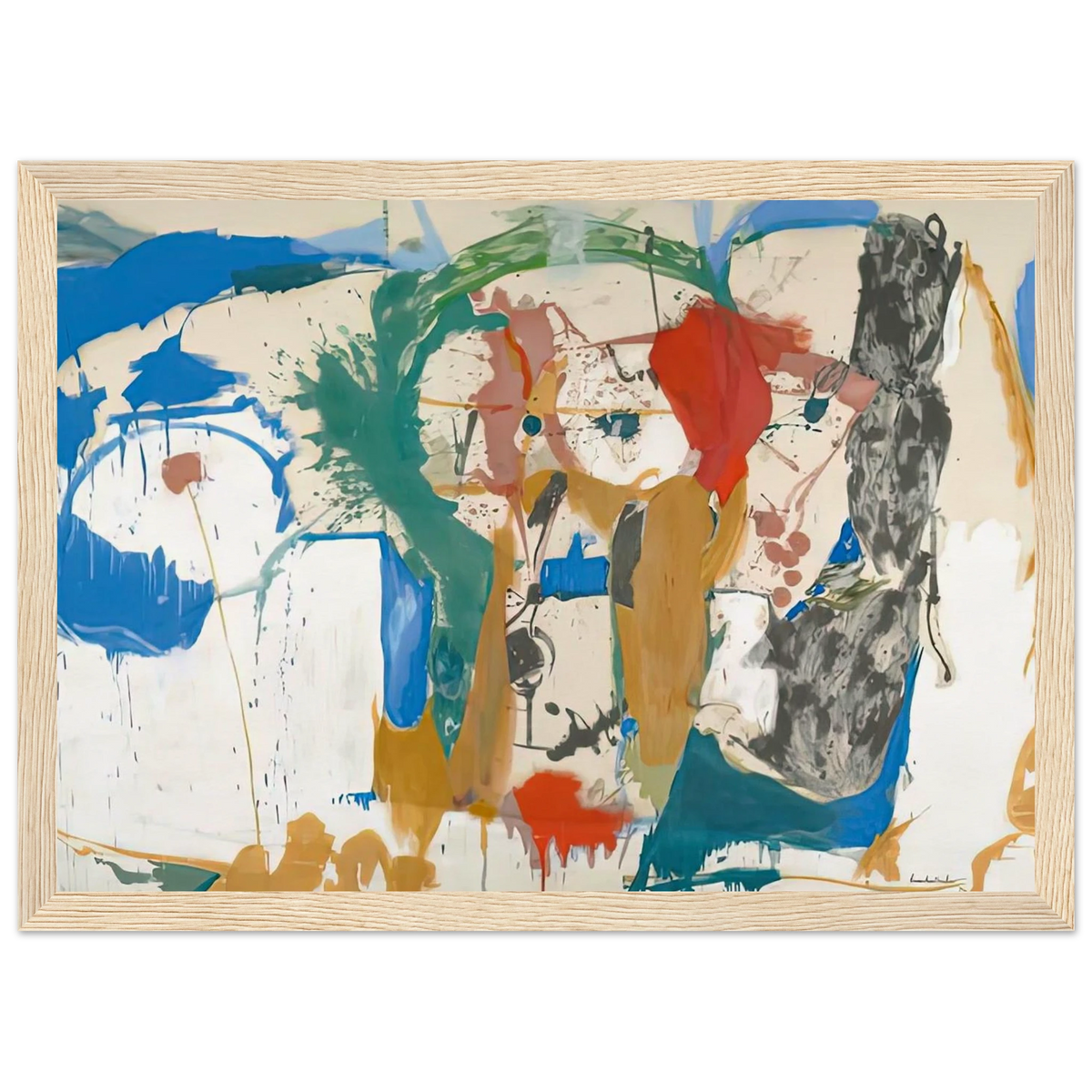Madridscape, 1959- Framed Poster | Helen Frankenthaler Framed Prints Wall Art | Frankenthaler Helen