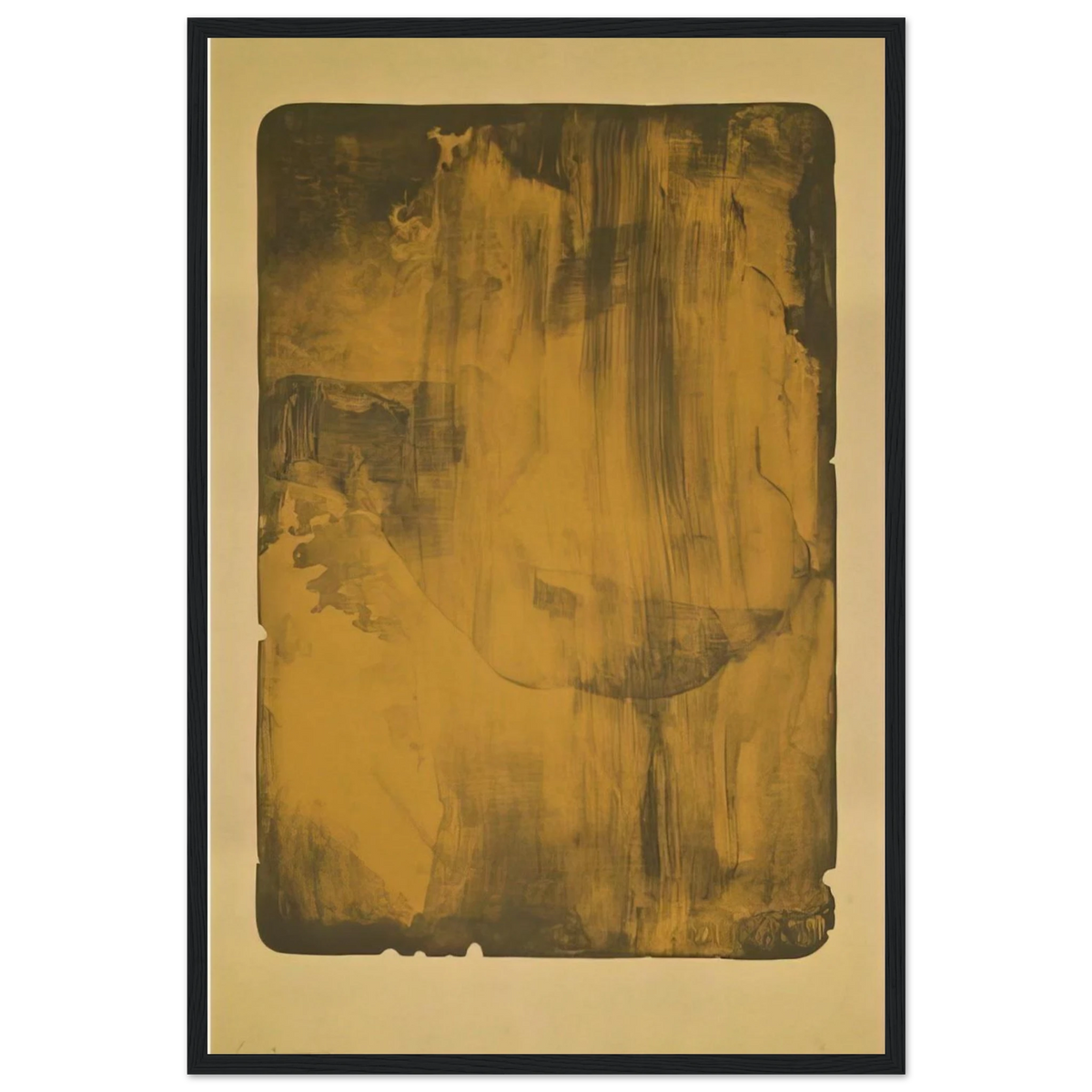 Bronze Smoke - 1978 Framed Poster | Helen Frankenthaler Framed Prints Wall Art | Frankenthaler Helen