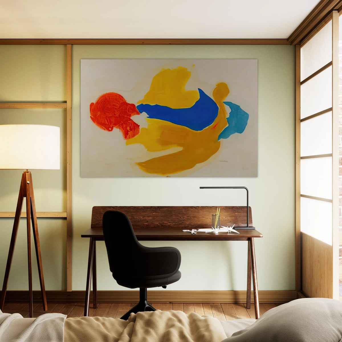 Blue Jay - 1963  United States Poster | Helen Frankenthaler Poster | Frankenthaler Helen