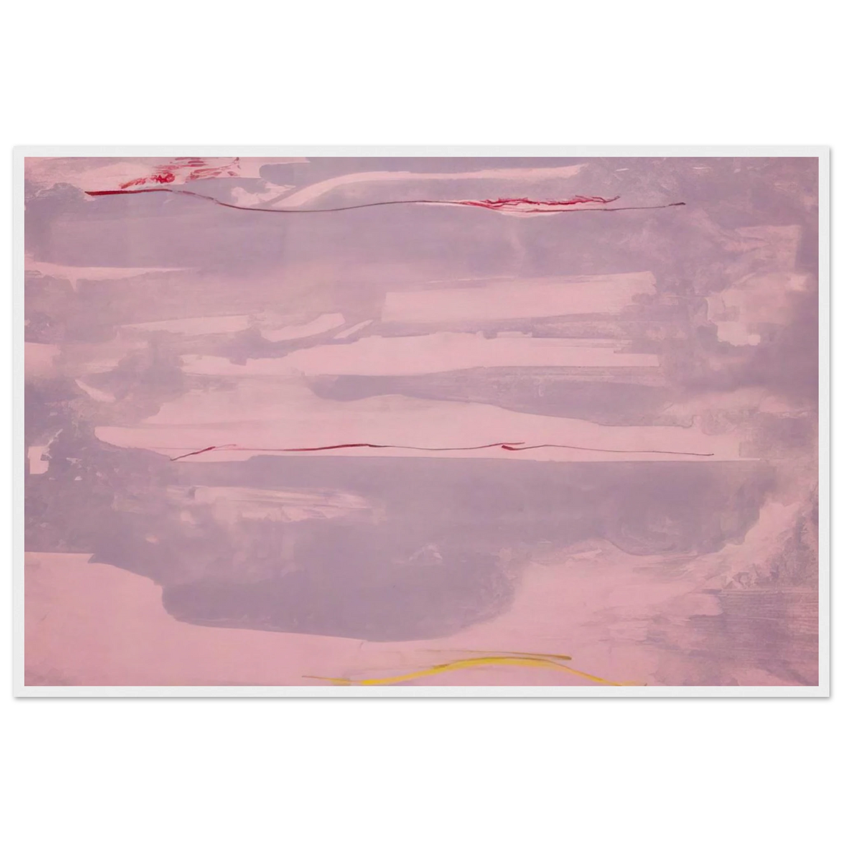 Dream Walk - 1977 Framed Poster | Helen Frankenthaler Framed Prints Wall Art | Frankenthaler Helen