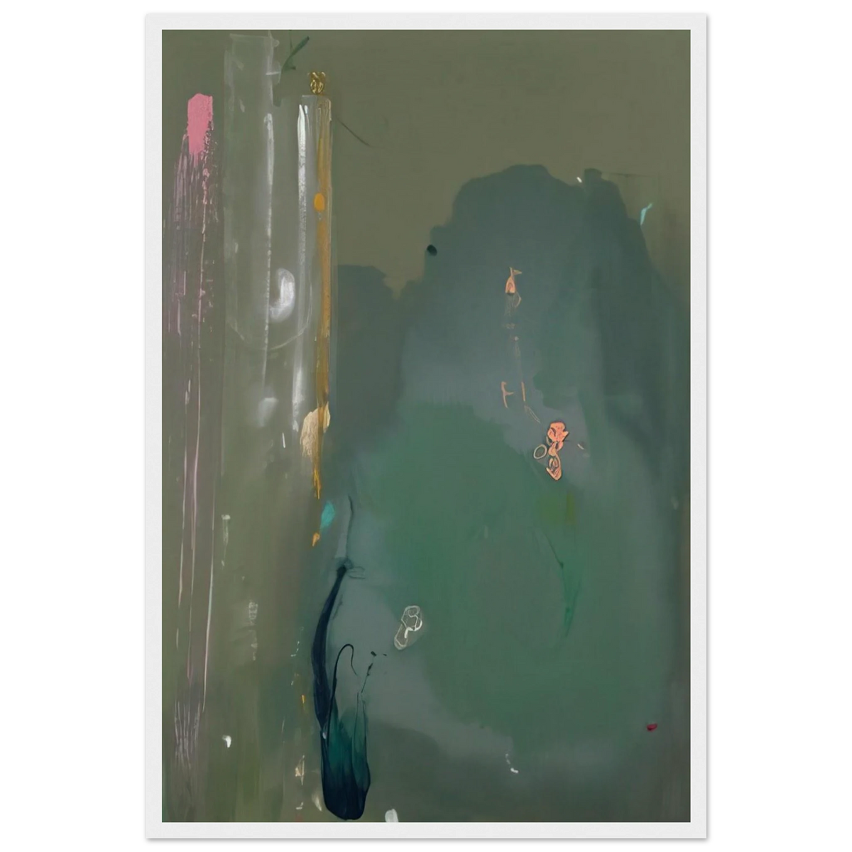 Côte d Argent - 1980 Framed Poster | Helen Frankenthaler Framed Prints Wall Art | Frankenthaler Helen
